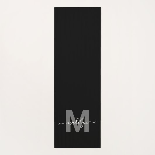 Initial-Name des Monogramms für benutzerdefinierte Yogamatte (Rückseite)