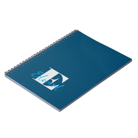 Initial + Name Personalisiert - Einfach anpassen - Notizblock (Linke Seite)