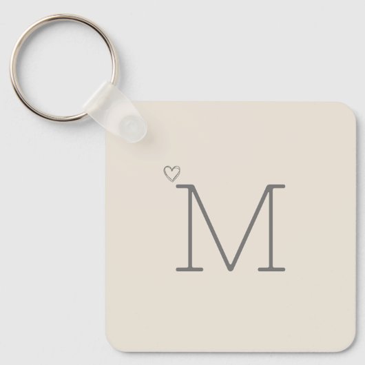 Initial-Neutral Schlüsselanhänger (Vorderseite)