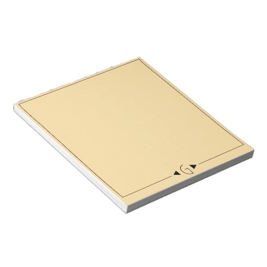Initial Note Pad Notizblock (angewinkelt)