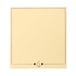 Initial Note Pad Notizblock