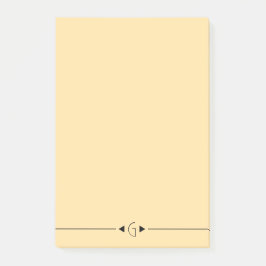 Initial Note Pad Post-it Klebezettel