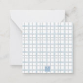 Initial Nutcracker-Wappen-Geschenk für die Aquarel Mitteilungskarte (Rückseite)