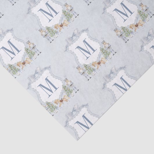 Initial Nutcracker-Wappen-Geschenk für die Aquarel Seidenpapier (Ausschnitt)