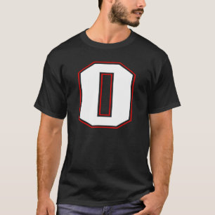 Initial O Monogram O Letter O Hauptstadt Alphabet T-Shirt