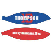 Initial- oder Zahlenteam für Monogramm rot Basketball (Panele)