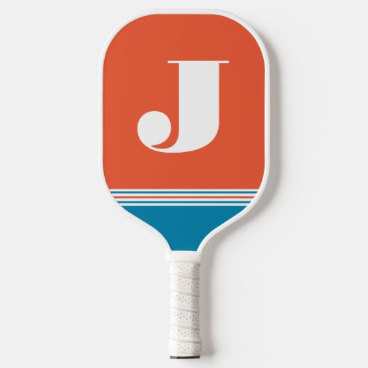 Initial Orange Pickleball Paddle (Vorderseite)