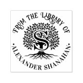 Initial Over Tree of Life Library Name #2BP Permastempel (Design)