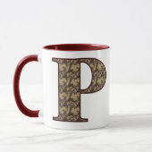 Initial-P-Elegant Tasse (Links)