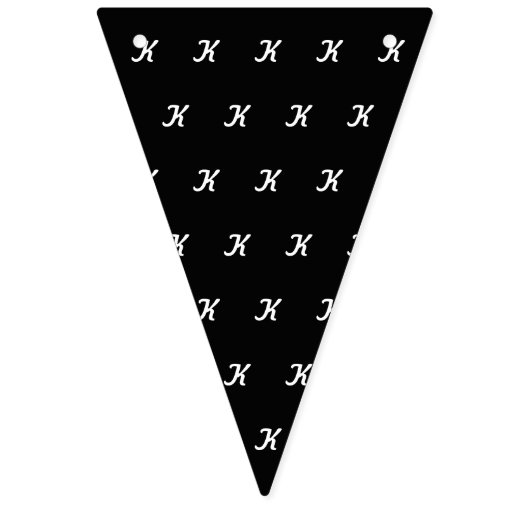 Initial Party Banner (Schwarz & Weiß) (Erste Fahne)