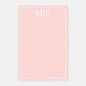 Initial Peach Post-it Klebezettel (Vorderseite)