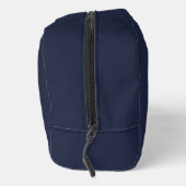 Initial Personalisiert Elegant Navy Blue Monogram Waschbeutel (Rechts)