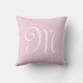 Initial Personalisierte Monogramm Kissen (Rückseite)