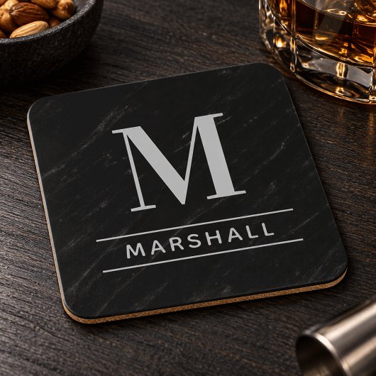 Initial Personalisiertes Monogramm für das klassis Getränkeuntersetzer