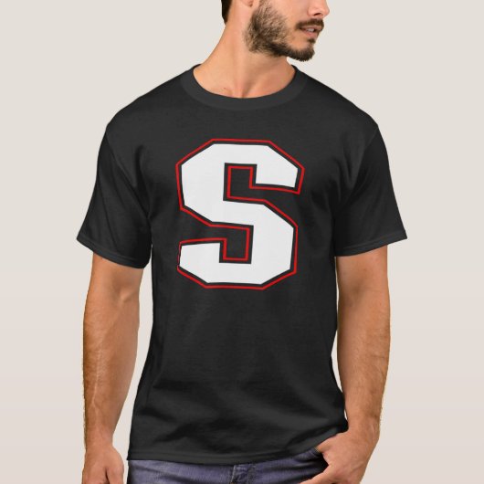 Initial S Monogram S Letter S Capital Alphabet T-Shirt (Vorderseite)
