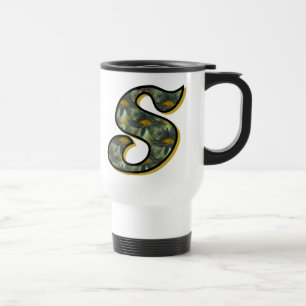 Initial S Reisebecher