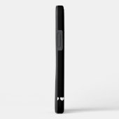 Initial Schwarz-Weiß-Monogramm Case-Mate iPhone Hülle (Rückseite / Rechts)