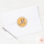 Initial Stickers Custom Wedding Monogramme (Umschlag)