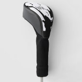 Initial Surreal Saxophone Player Monogram Golf Headcover (angewinkelt)