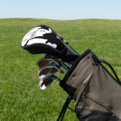 Initial Surreal Saxophone Player Monogram Golf Headcover (In SItu)