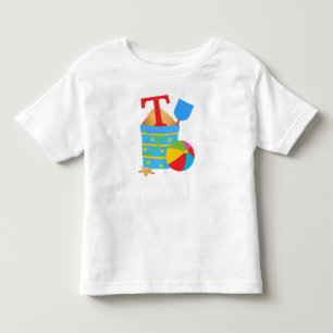 Initial T - Kleinkind Fine Jersey T - Shirt