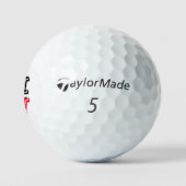 Initial Taylor Made TP5 Golfball (Logo)