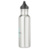 Initial und Name Personalisiert Edelstahlflasche (Rechts)