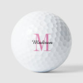 Initial und Name Personalisiert Golfball (Vorderseite)