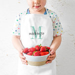 Initial und Name Personalisiert Kinderschürze<br><div class="desc">Individuell gestaltete Schürze für Kinder, perfekt für Ihren kleinen Koch im Training! Personalisieren Sie es mit dem Namen des Monogramms und dem ersten oder anderen benutzerdefinierten Text. Klicken Sie auf Anpassen, um Schriftart und Farben zu ändern, oder fügen Sie mehr Text oder Bilder hinzu, um ein besonderes Geschenk zu erstellen....</div>