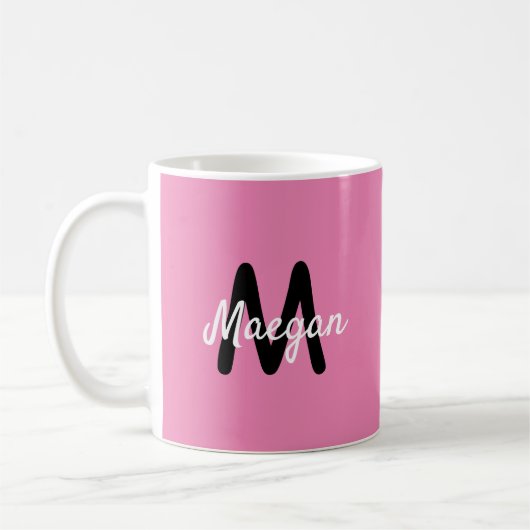 Initial- und Name-Tasse Kaffeetasse (Links)