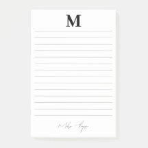 Initial- und Namensschild für persönliche Signatur