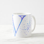 initial V mug Kaffeetasse (VorderseiteRechts)