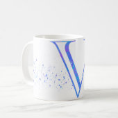initial V mug Kaffeetasse (Vorderseite Links)