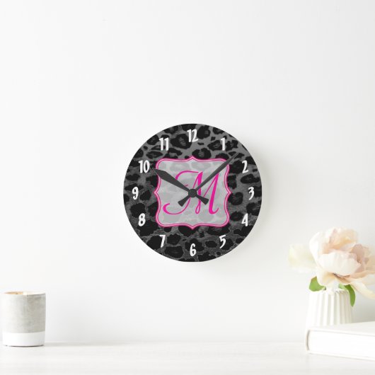 Initial Wall Clock Runde Wanduhr (Zuhause)