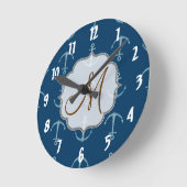 Initial Wall Clock Runde Wanduhr (Winkel)
