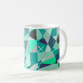 initial X mug Kaffeetasse (VorderseiteRechts)