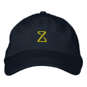 Initial "Z" Designer Cap Bestickte Kappe (Vorderseite)