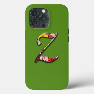 Initial-Z-Monogramm in floraler Ausführung Case-Mate iPhone Hülle