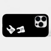 Initial Zähne Symbol Case-Mate iPhone Hülle (Rückseite (Horizontal))