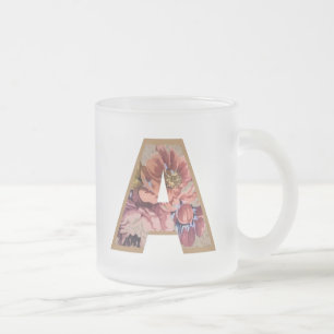 Initialbrief A Monogramm Mattglastasse