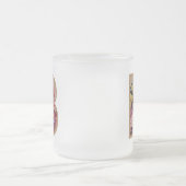 Initialbrief B Monogramm für rustikale Bläschen Mattglastasse (Mittel)