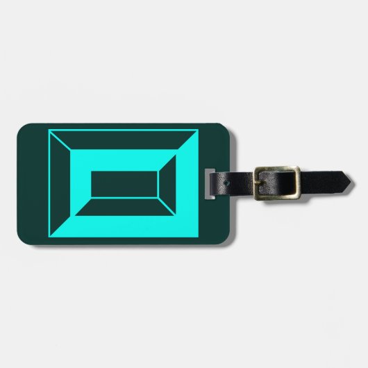 Initialbrief O Gepäckanhänger (Vorderseite horizontal)