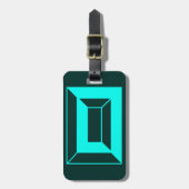 Initialbrief O Gepäckanhänger (Vorderseite vertikal)