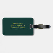 Initialbrief O Gepäckanhänger (Rückseite horizontal)