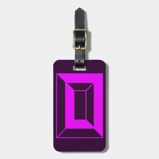 Initialbrief O Gepäckanhänger (Vorderseite vertikal)