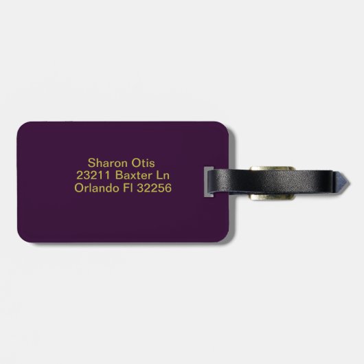 Initialbrief O Gepäckanhänger (Rückseite horizontal)