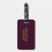 Initialbrief O Gepäckanhänger (Rückseite vertikal)