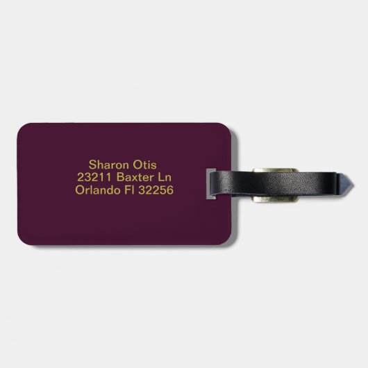 Initialbrief O Gepäckanhänger (Rückseite horizontal)