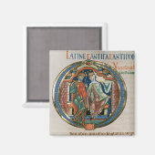 Initialbrief 'O' Osculatur me - Lass mir kiss Magnet (Vorderseite/Rückseite)