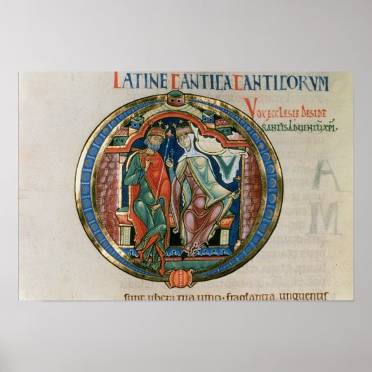 Initialbrief 'O' Osculatur me - Lass mir kiss Poster (Vorne)